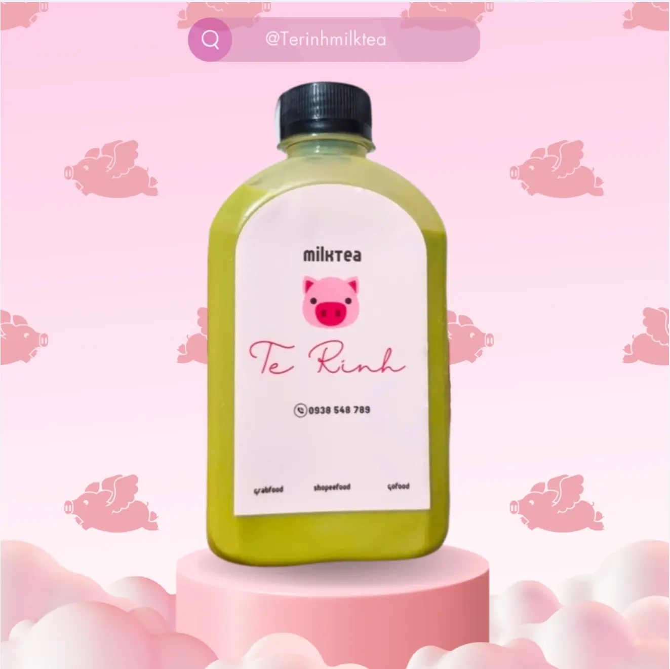 Hình ảnh Trà Thái Xanh sữa 330ml