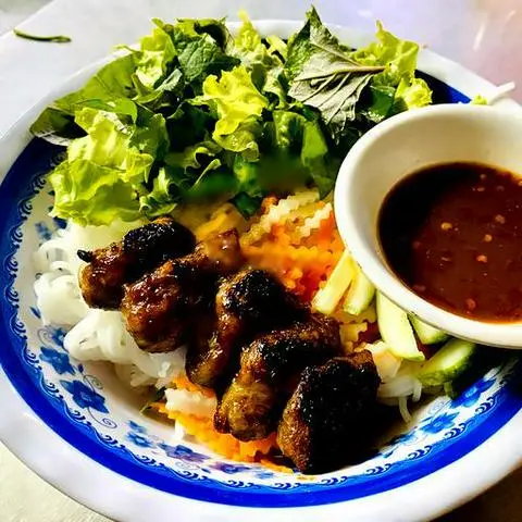 Hình ảnh Bún mỡ chài(giống bún thịt nướng)