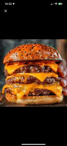 Hình ảnh Burger bò 3 tan