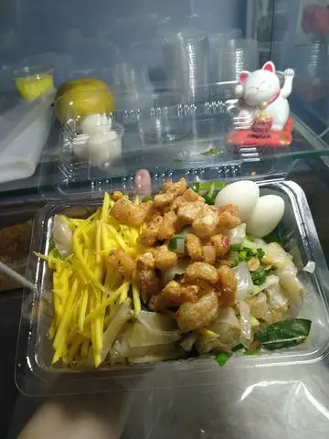 Hình ảnh Mỡ hành 2 trứng tóp mỡ