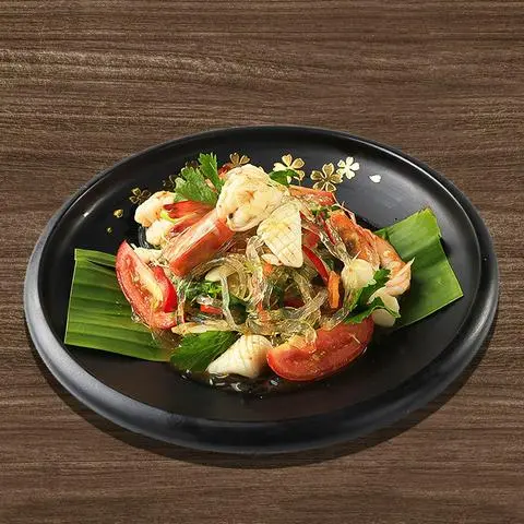 Hình ảnh Mì thủy tinh trộn hải sản