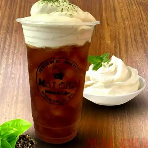 Hình ảnh Hồng trà/ Trà lài kem macchiato
