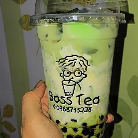 Hình ảnh Trà sữa matcha full toping size L