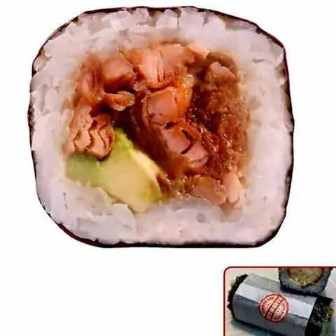 Hình ảnh Cá hồi teriyaki và bơ - teriyaki salmon avocado