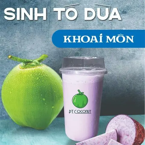 Hình ảnh Sinh Tố Dừa - Khoai Môn 