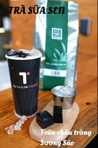 Hình ảnh Trà sen sữa size L 700ml - 1 ly
