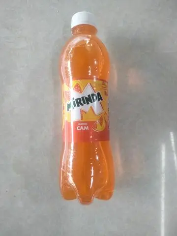 Hình ảnh chai nước mirinda  cam