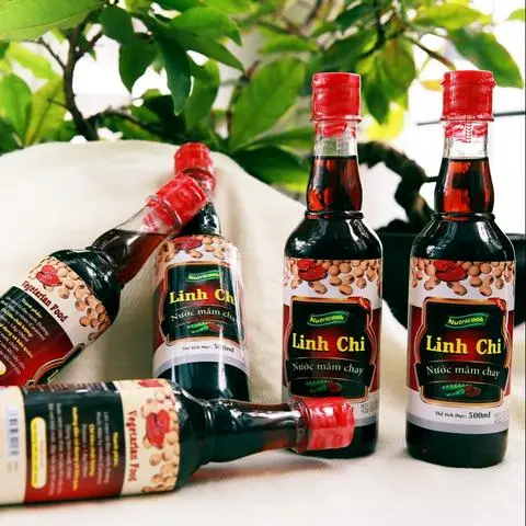 Hình ảnh Nước Mắm Linh Chi Chay 500g