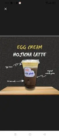 Hình ảnh Hojicha kem trứng 
