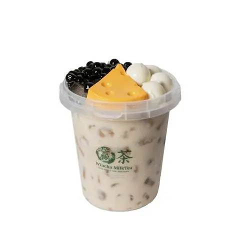 Hình ảnh Trà Sữa Xô Phô Mai Jerry Cheeseball Size 1L