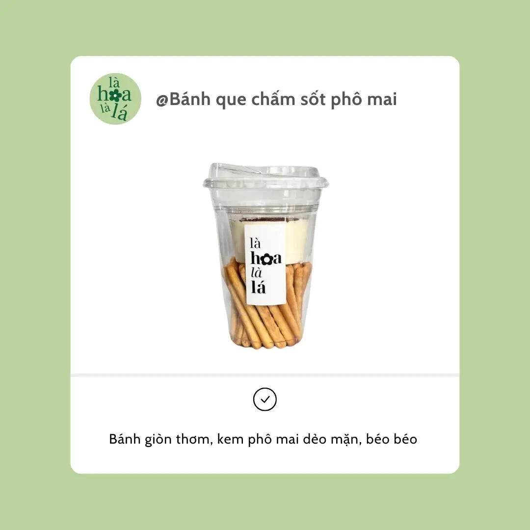 Hình ảnh Bánh que chấm sốt phô mai