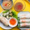 Hình ảnh Combo 5 cuốn đủ loại + 1 ly trà đào hoặc trà vải