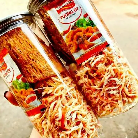 Hình ảnh Mực Mix 2 Vị Hủ 