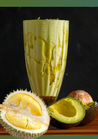 Hình ảnh sinh tố bơ sầu riêng