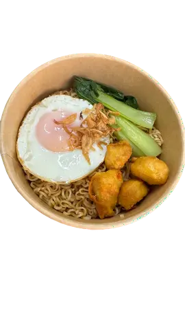 Hình ảnh Mì Gói trộn chua ngọt-trứng-gà viên
