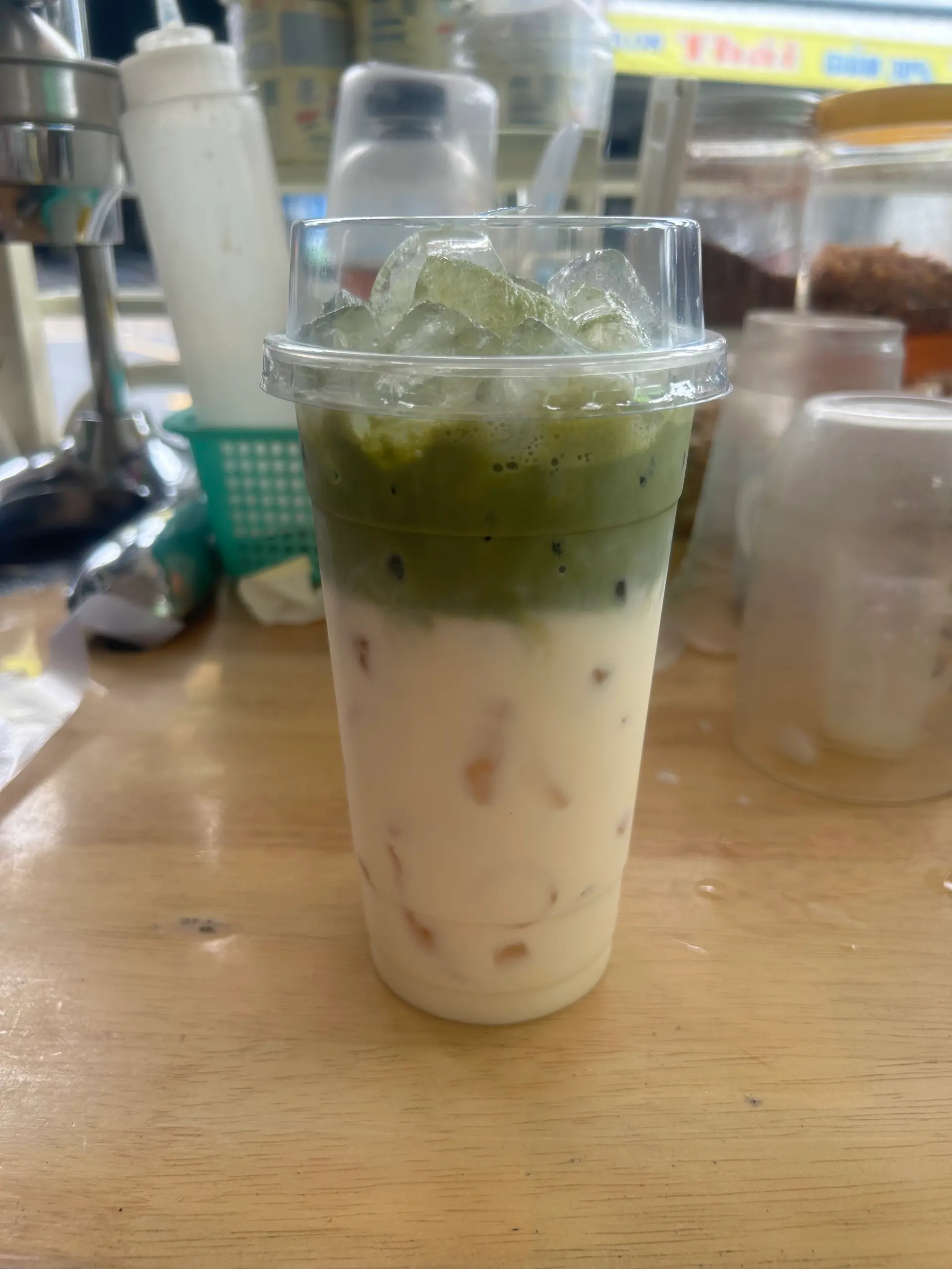 Hình ảnh Matcha sữa gấu size 700ml