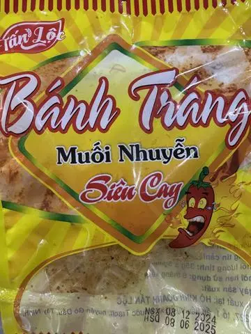 Hình ảnh Bánh tráng muối nhuyễn siêu cay