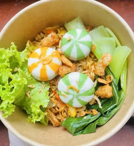 Hình ảnh MÌ TRỘN INDOMIE BÁNH BAO