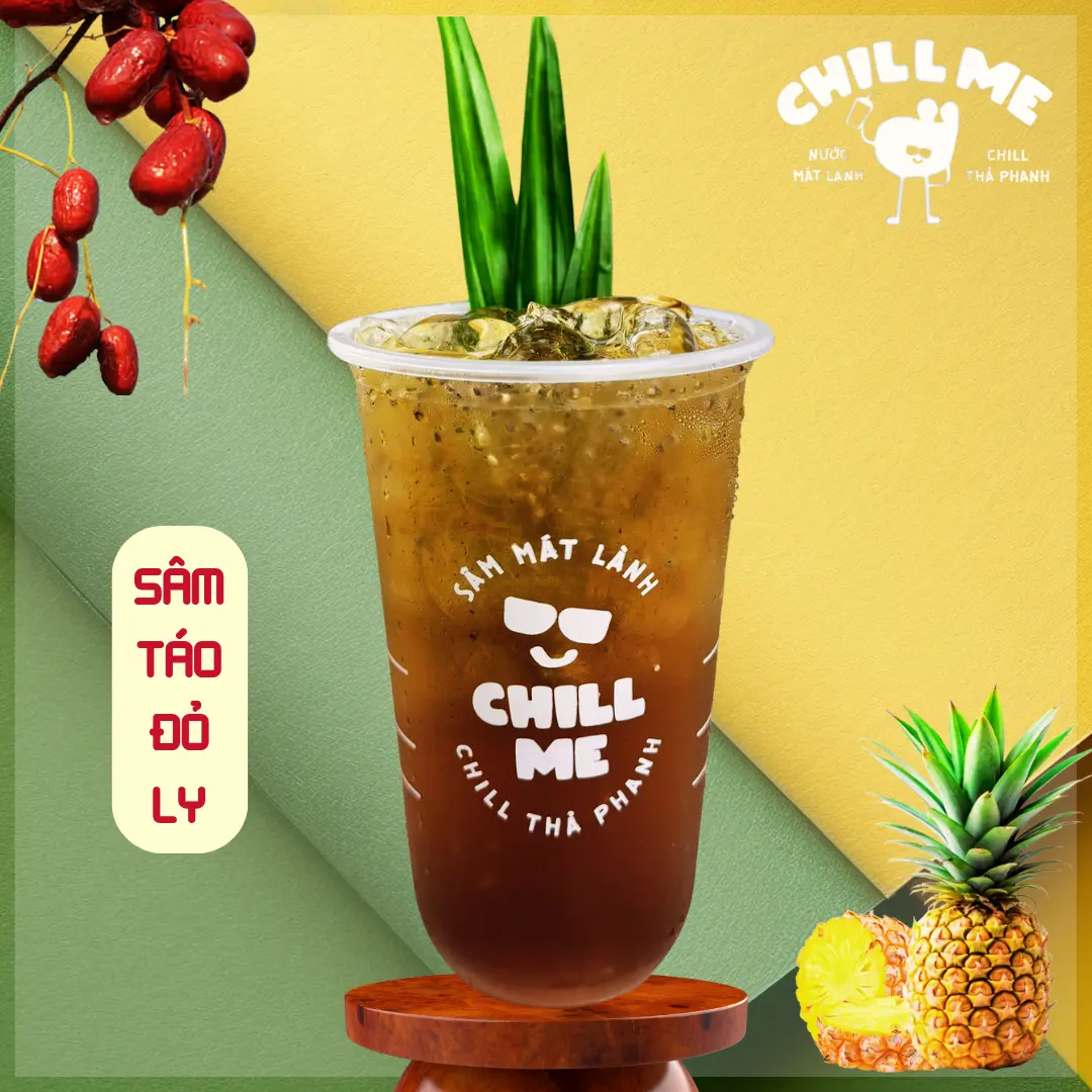 Hình ảnh Sâm Táo Đỏ Ly