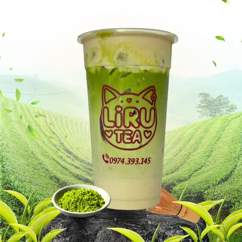 Hình ảnh Matcha latte kem cheese