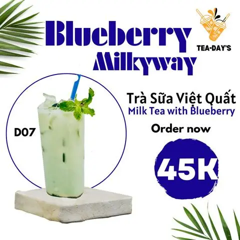 Hình ảnh Trà Sữa Việt Quất