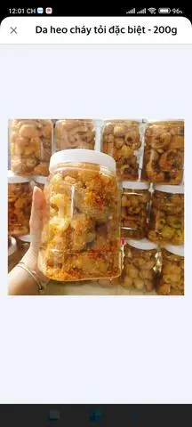 Hình ảnh Da heo cháy tỏi đặc biệt.