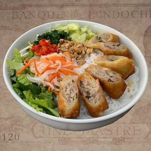 Hình ảnh Bánh Hỏi Chả Giò