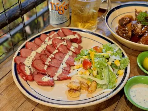 Hình ảnh Salad lườn ngỗng xông khói