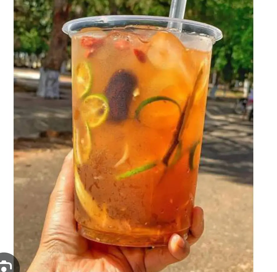 Hình ảnh trà tắc ly khổng lồ