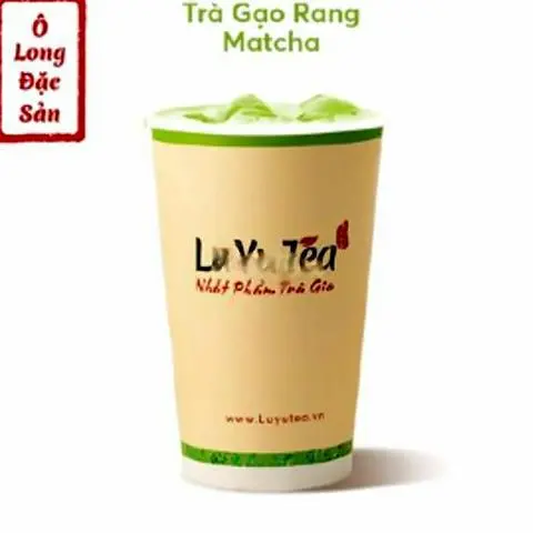 Hình ảnh Trà sữa gạo rang matcha