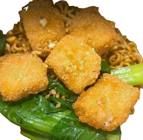 Hình ảnh Mì tương đen gà nuget miếng