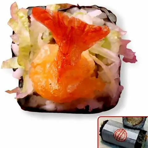 Hình ảnh Tôm chiên xù và dưa leo - crispy prawn and cucumber