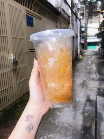 Hình ảnh bánh tráng muối tỏi 