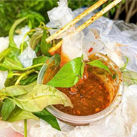 Hình ảnh Bánh tráng chấm