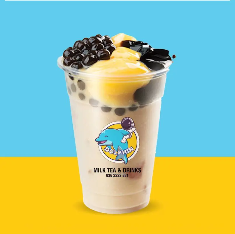 Hình ảnh TRÀ SỮA GẠO RANG FULL TOPPING