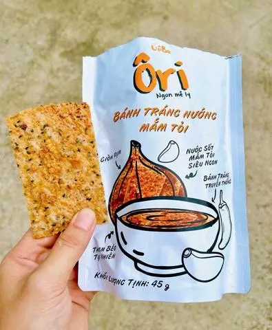 Hình ảnh Bánh tráng nướng mắm tỏi _ Ôri