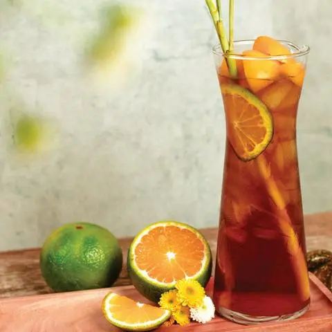 Hình ảnh Trà Đào Cam Sả