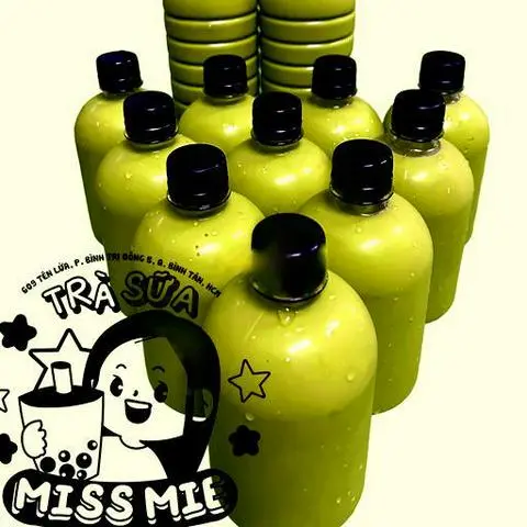 Hình ảnh Trà sữa thái xanh 500ml