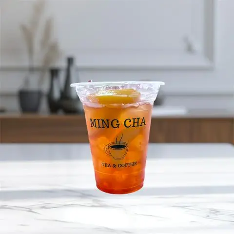 Hình ảnh Trà Đào Dằm Ly Khổng Lồ 800ml