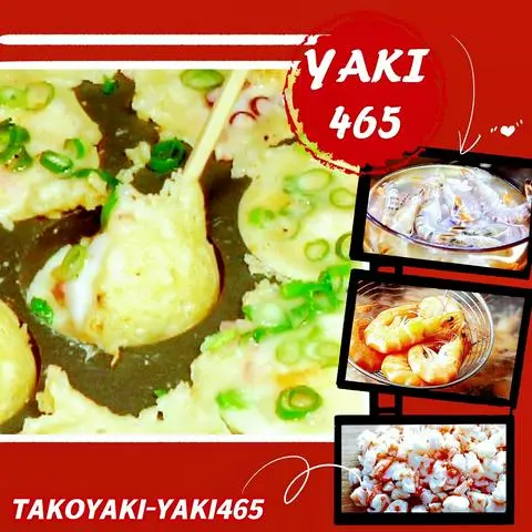 Hình ảnh Takoyaki nhân tôm - phômai