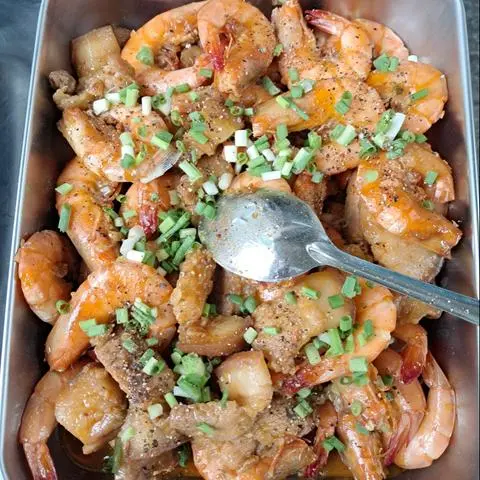 Hình ảnh CƠM +TÔM RIM THỊT BA RỌI 