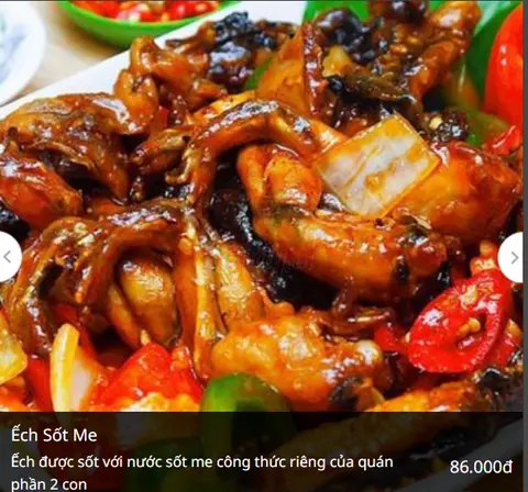 Hình ảnh Ếch sốt me
