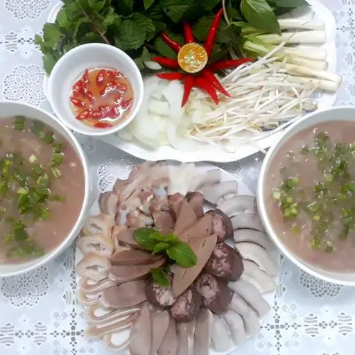 Hình ảnh Cháo - lòng thập cẩm để riêng cho 2 người ăn