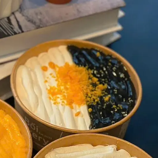 Hình ảnh BIGSIZE mè đen mix phô mai