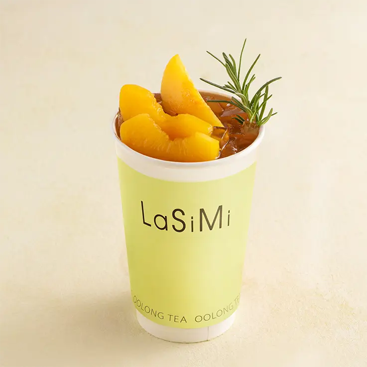 Hình ảnh Trà Ô Long Đào Cam Sả 