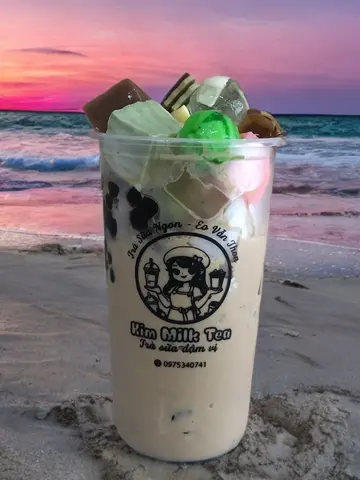 Hình ảnh Trà sữa đậm vị Full topping size L