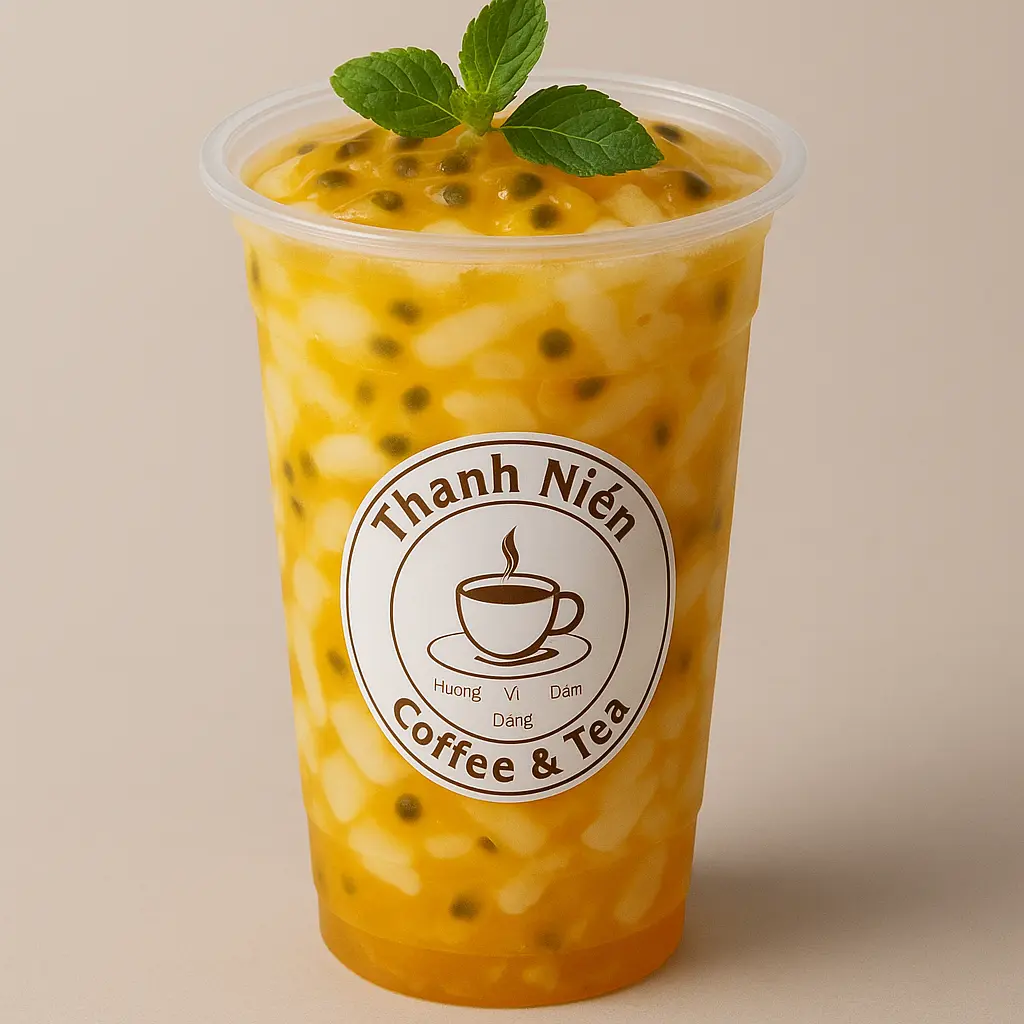Hình ảnh Sữa chua chanh dây hạt đác