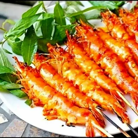 Hình ảnh Tôm nướng nước mắm 1 phần