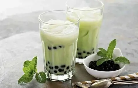 Hình ảnh Trà sữa bạc hà