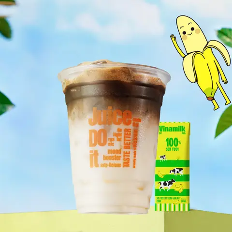 Hình ảnh CF14.  Cacao sữa chuối - Iced banana cocoa latte